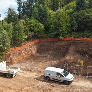 Construction d'une usine d'eau potable 