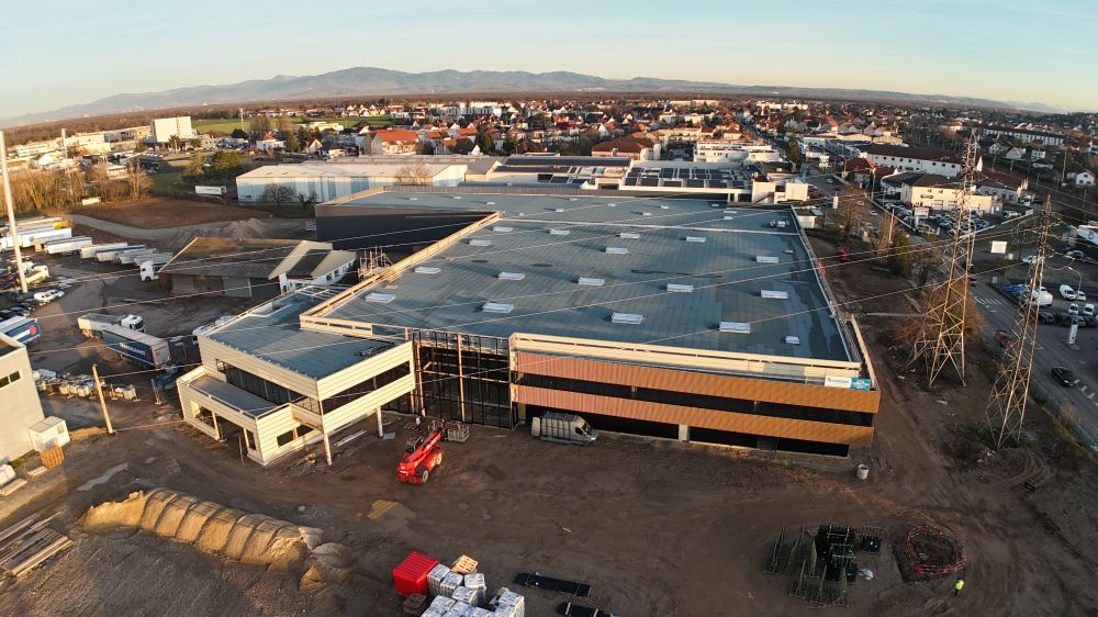 mise en place du bardage