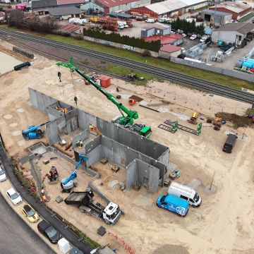 Démolition et reconstruction d'un magasin ALDI